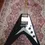 Thumbnail: Fulll body view on Epiphone Flying V – Black (2022)