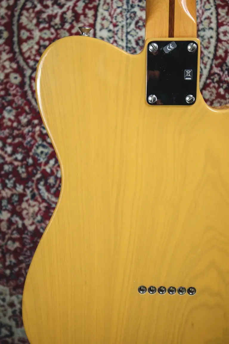 Thumbnail: Neck heel and neck plate on Fender American Vintage ’52 Telecaster Reissue