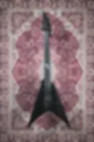 Full front view of Solar V2.6C Carbon Black electric guitar