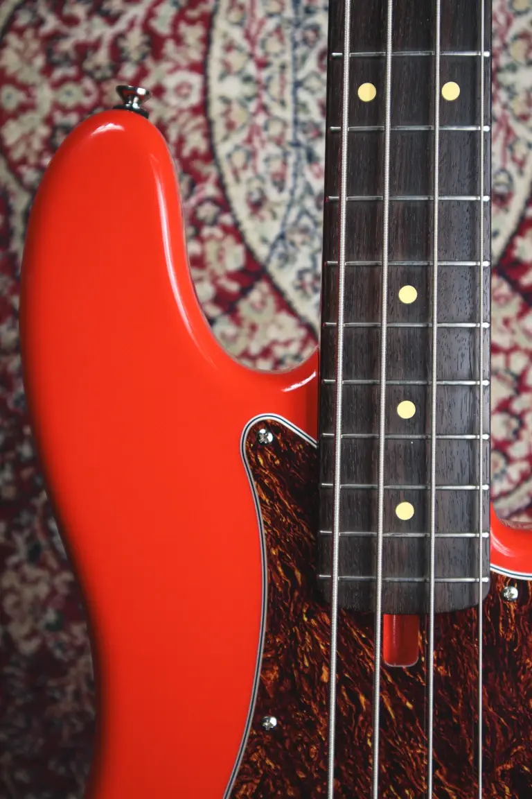 Thumbnail: Vintage Modern MVP4-62 bass bridge and lower body detail