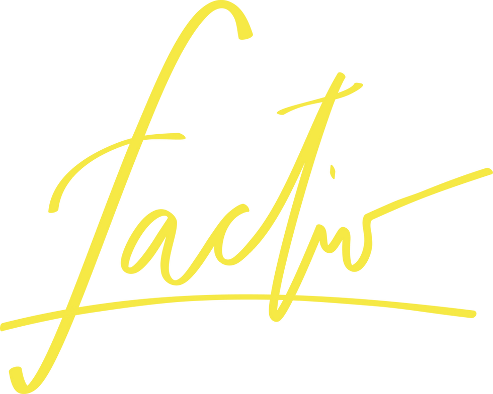 Logo Agence Factio - Jaune