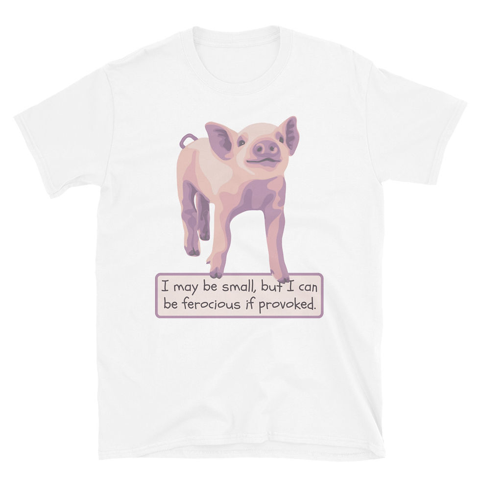 Thumbnail: Ferocious Pig Short-Sleeve Unisex T-Shirt