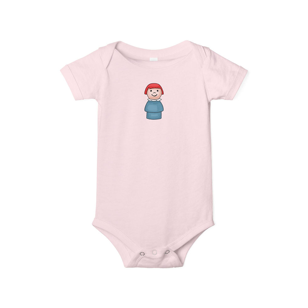 Thumbnail: Little Redhead Girl Infant Jersey One Piece - Baby Bodysuit Newborn Gift, Shower