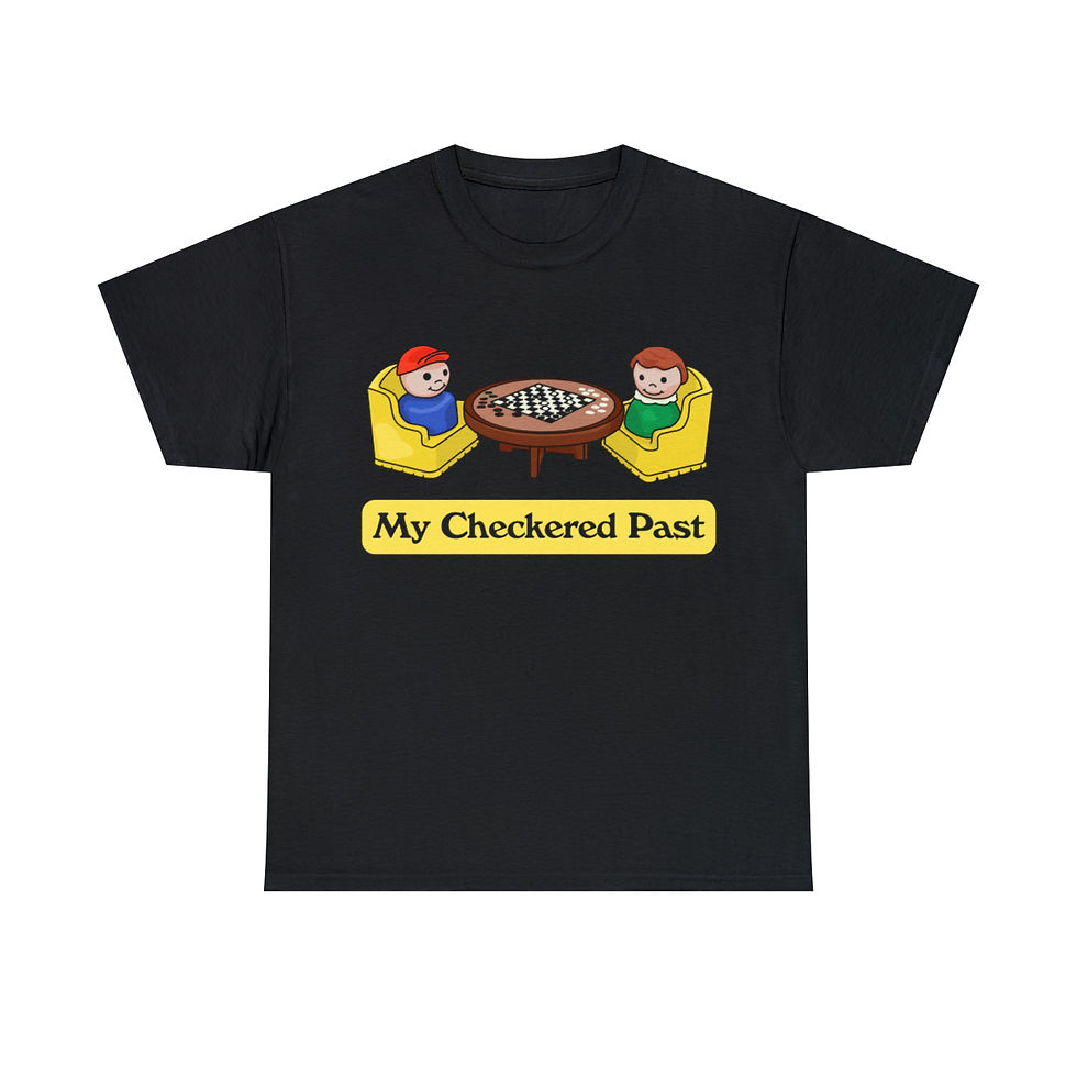 Thumbnail: My Little Checkered Past People Unisex Heavy Cotton Tee