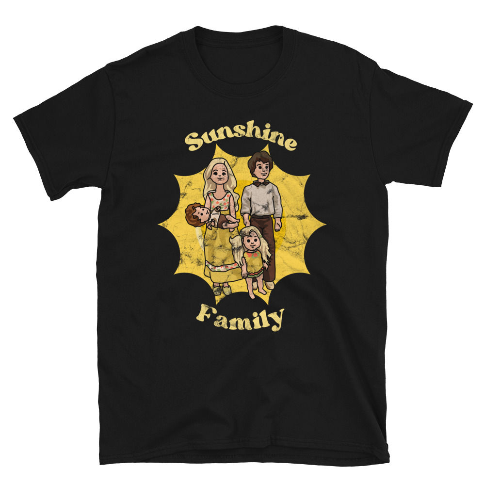 Sunshine Family Distressed Short-Sleeve Unisex T-Shirt