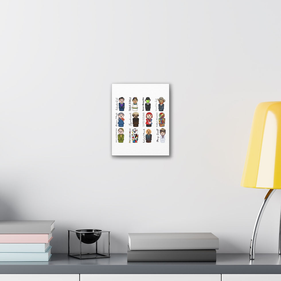 Thumbnail: Portraits of the Artists Canvas Stretched