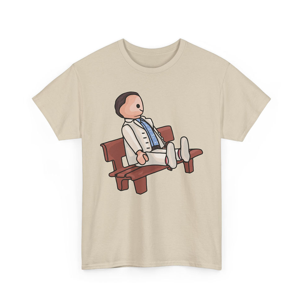 Thumbnail: Life Is Like A Box Of Chocolates Unisex Heavy Cotton Tee