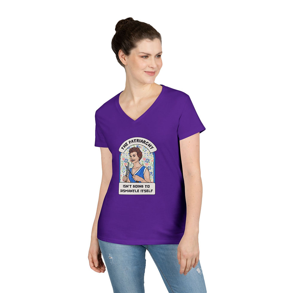 Thumbnail: 50s Housewife Graphic T-Shirt — “The Patriarchy Isn’t Going to Dismantle Itself”