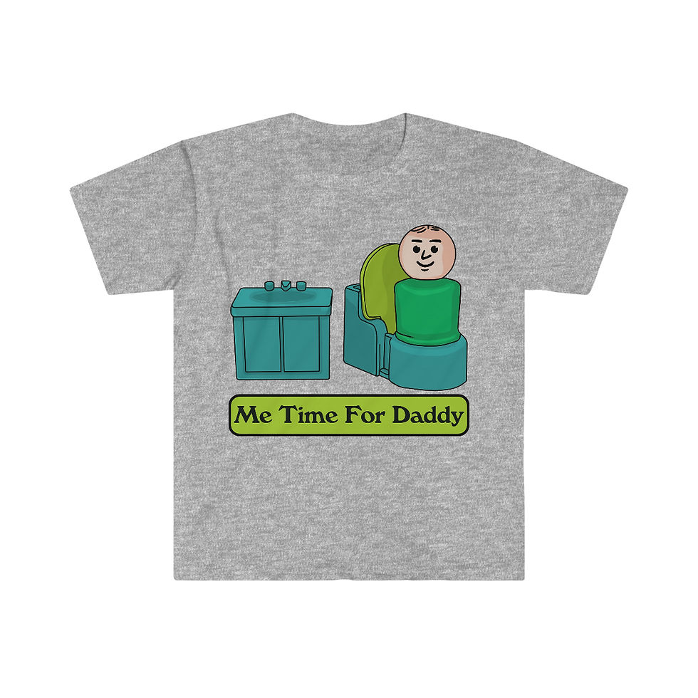 Me Time For Daddy Unisex Softstyle T-Shirt