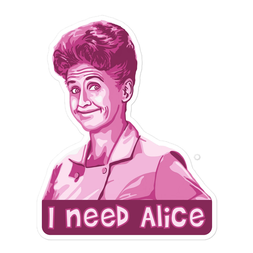 I Need Alice Bubble-free stickers