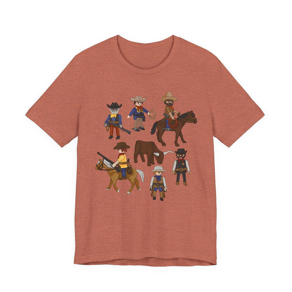 Thumbnail: Wild West Cowboys Toys Unisex Tee