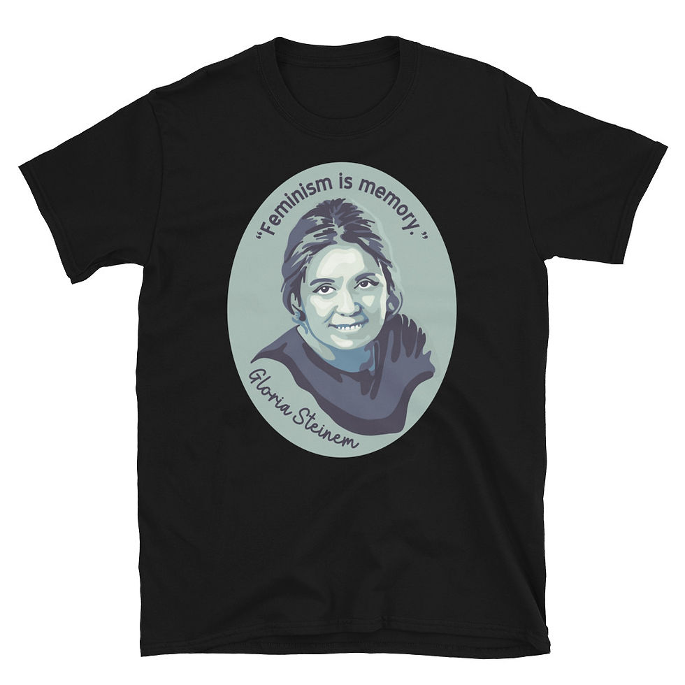 Thumbnail: Gloria Steinem Portrait and Quote Short-Sleeve Unisex T-Shirt