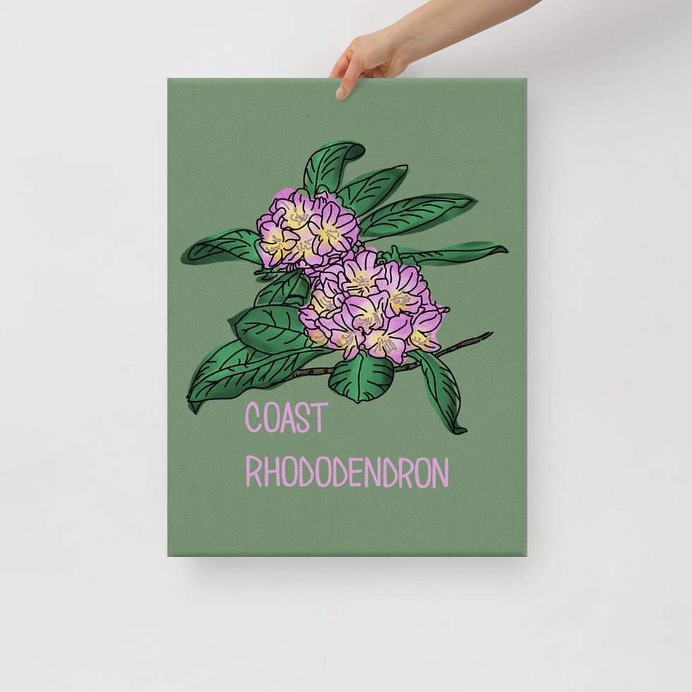 Thumbnail: Coast Rhododendron Canvas Print