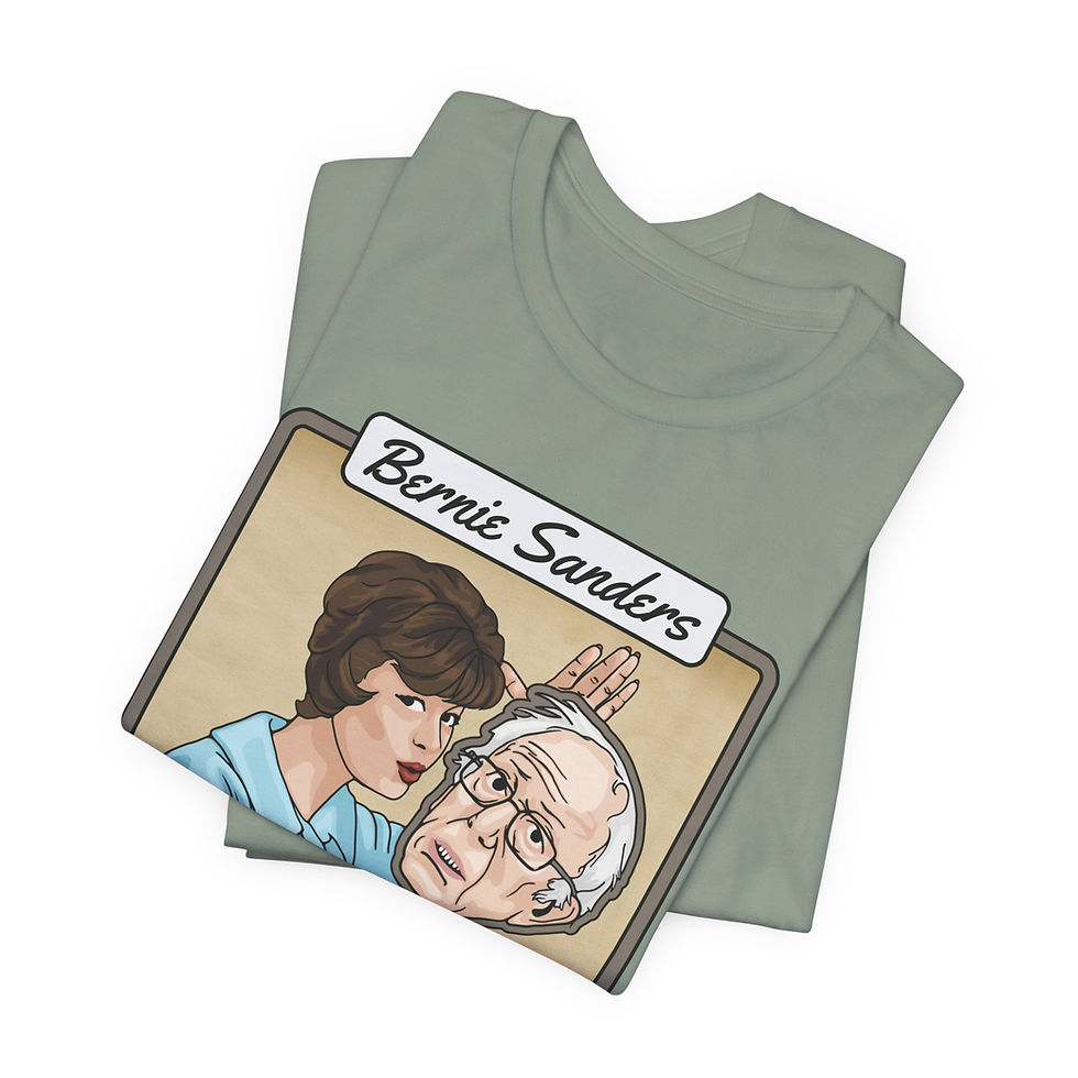 Thumbnail: Bernie Sanders is My Boyfriend Unisex Graphic Print T-Shirt, Retro Vintage Vibes