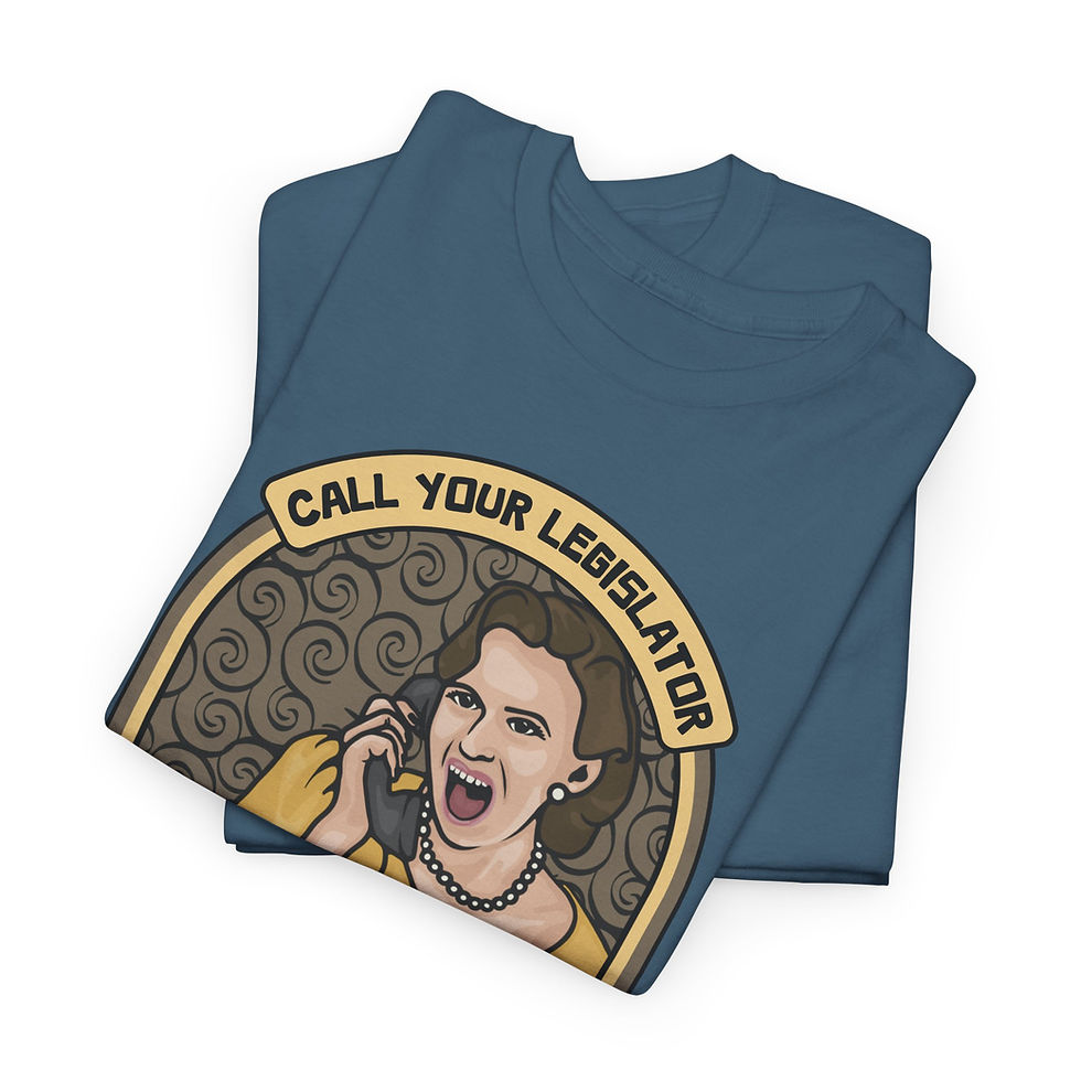 Thumbnail: Call Your Legislator - Make Your Voice Heard Unisex Heavy Cotton Tee