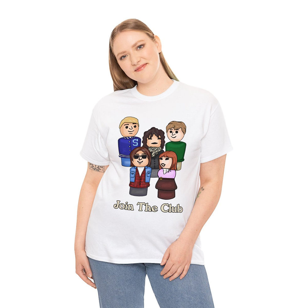 Thumbnail: Join The Little Club Unisex Heavy Cotton Tee