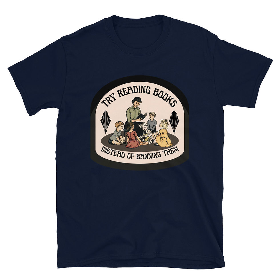 Thumbnail: Try Reading Books Short-Sleeve Unisex T-Shirt