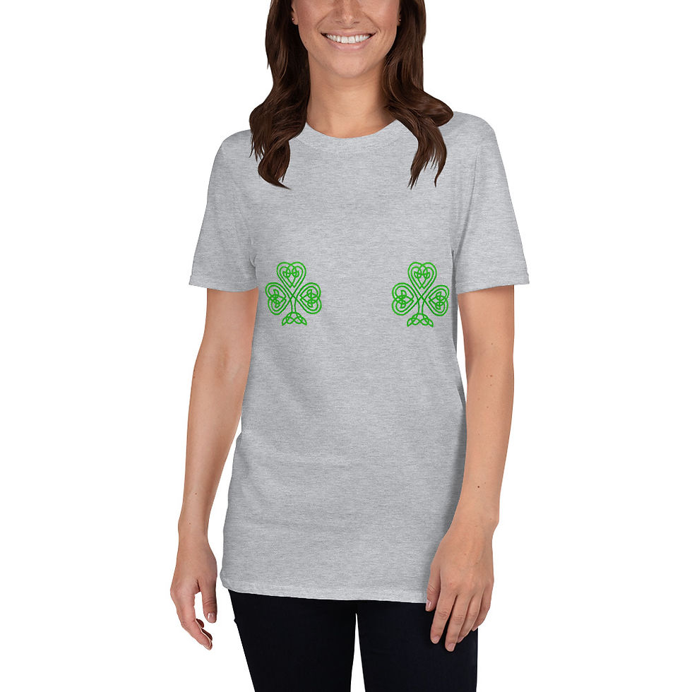 Thumbnail: Luck Irish Shamrock Tata Tee - Short-Sleeve Unisex T-Shirt