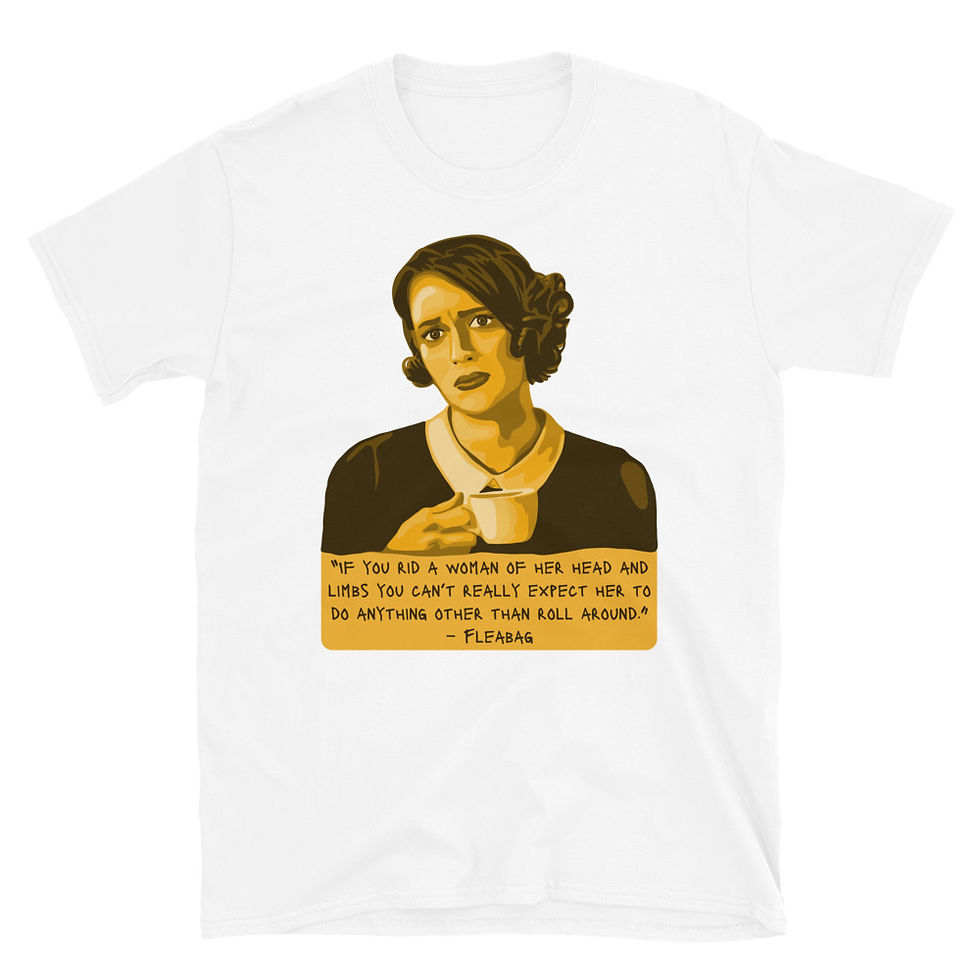 Thumbnail: Fleabag Portrait and Quote Short-Sleeve Unisex T-Shirt