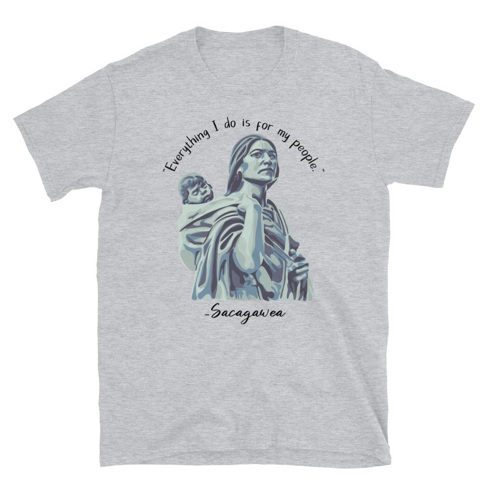 Sacagawea Portrait Short-Sleeve Unisex T-Shirt