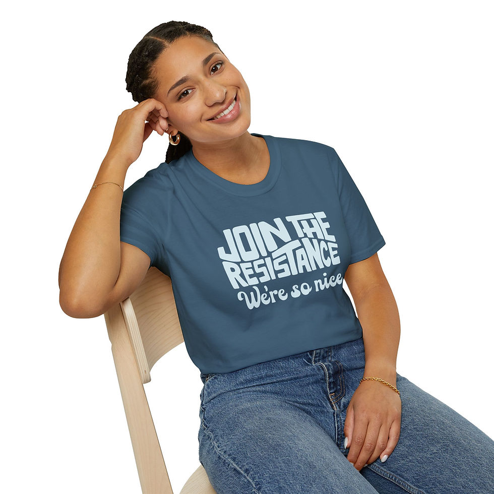 Thumbnail: Join The Resistance, We're So Nice Word Art T-Shirt