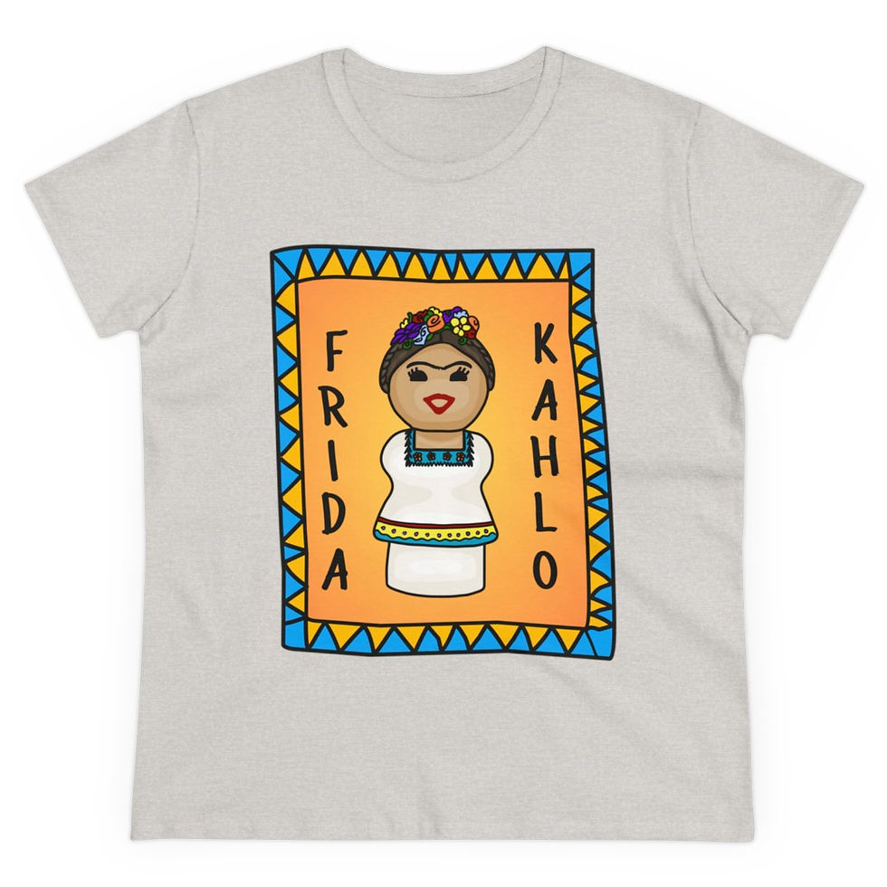 Thumbnail: Frida Kahlo Women's Midweight Cotton Tee