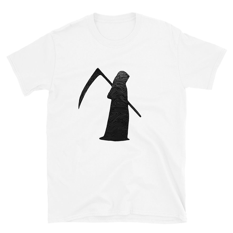 Thumbnail: Grimmy Grim Monochromatic - Short-Sleeve Unisex T-Shirt
