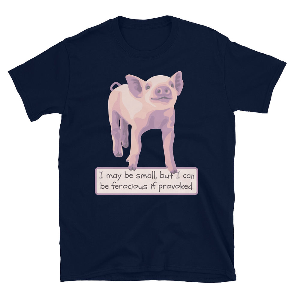 Thumbnail: Ferocious Pig Short-Sleeve Unisex T-Shirt