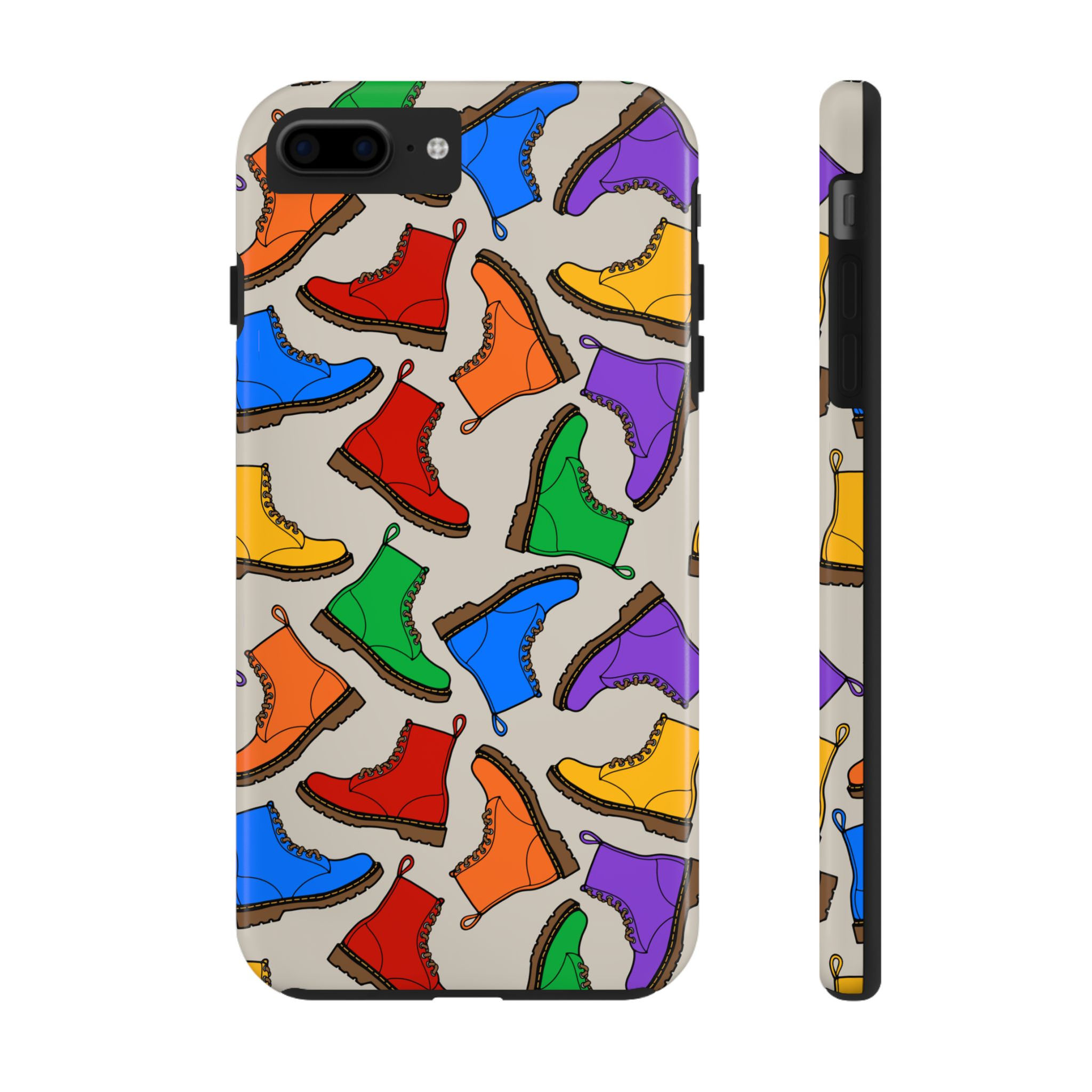 Rainbow Combat Boots All-Over Print Tough Phone Cases
