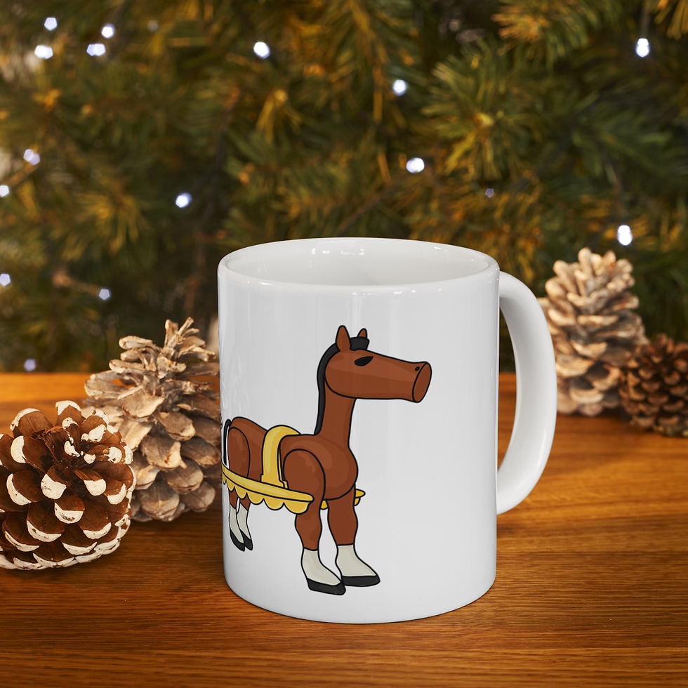 Thumbnail: Queen Driving Little People Royal Coach Ceramic Mug 11oz