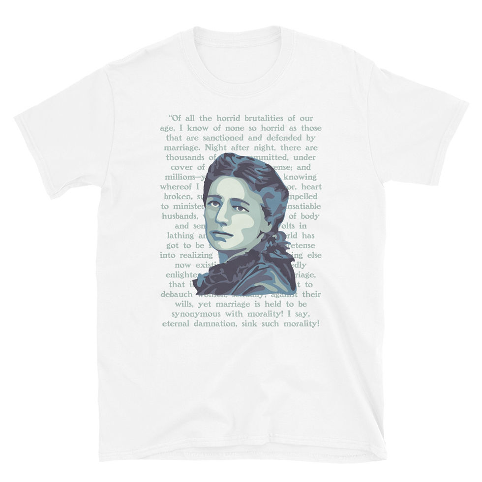 Thumbnail: Victoria Woodhull Portrait and Quote Short-Sleeve Unisex T-Shirt