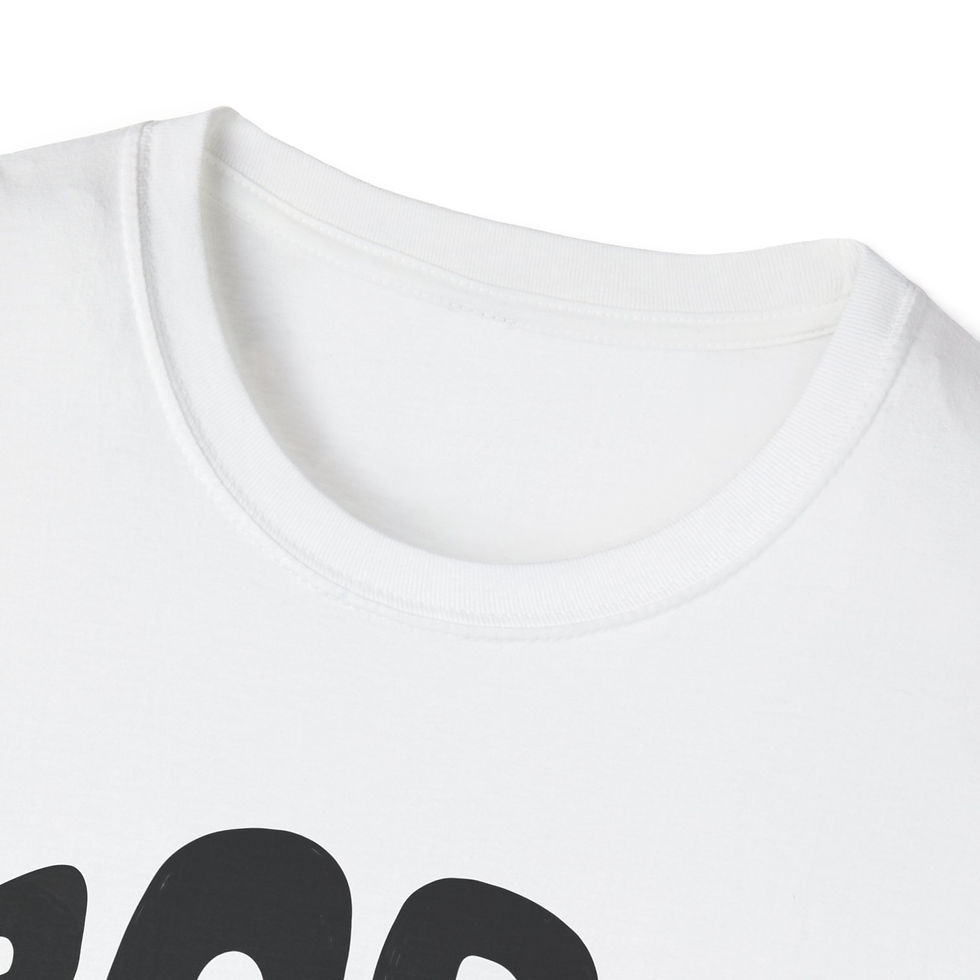 Thumbnail: Born To Be Mild Word Art Unisex Softstyle T-Shirt
