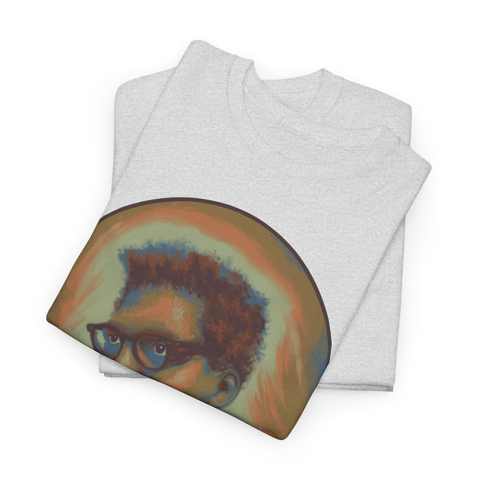 Thumbnail: Bayard Rustin Portrait and Quote Unisex Heavy Cotton Tee