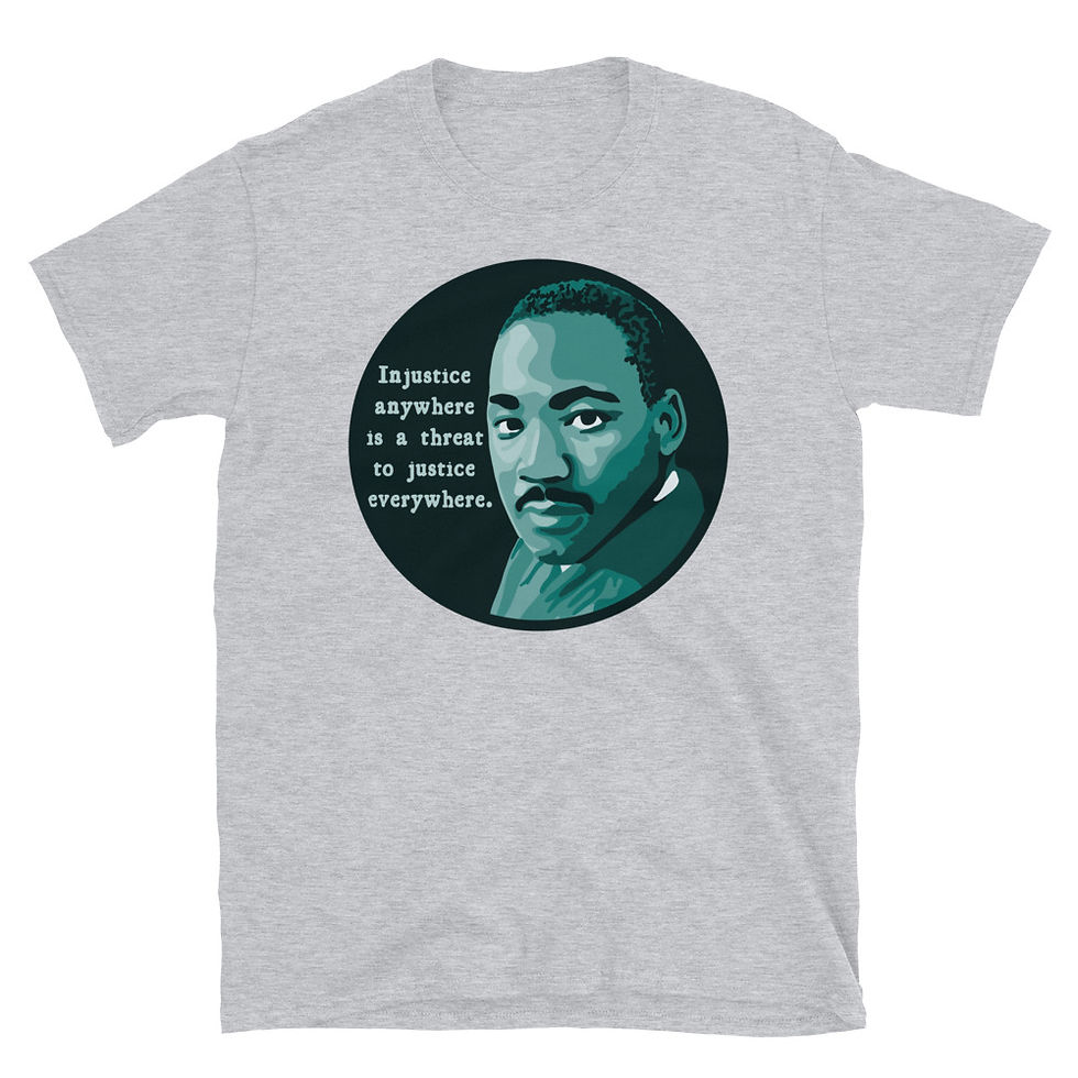 Thumbnail: Dr. Martin Luther King Jr. Portrait T-Shirt - Short-Sleeve Unisex T-Shirt