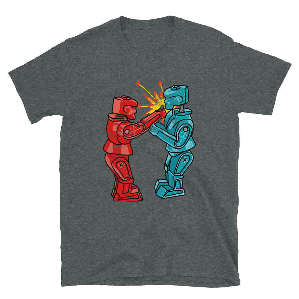 Thumbnail: Rock 'em Sock 'em Robots Short-Sleeve Unisex T-Shirt