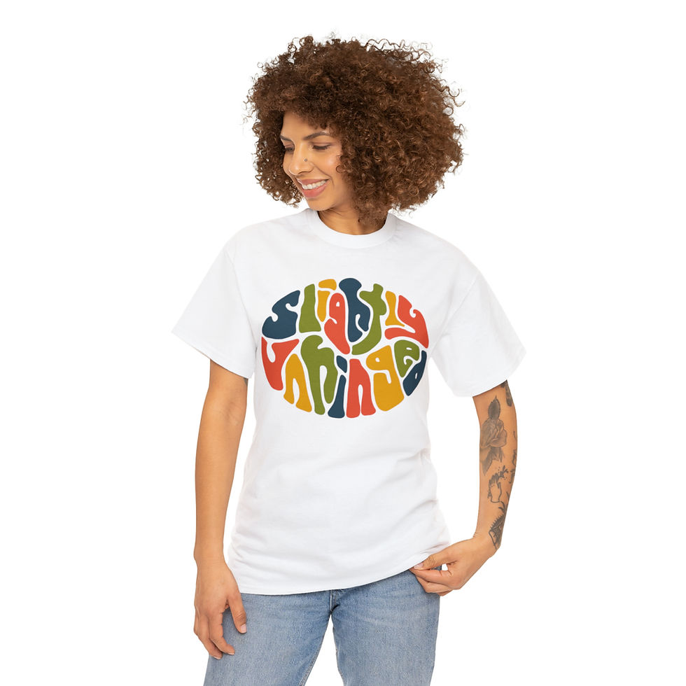 Thumbnail: Slightly Unhinged Word Art Unisex Heavy Cotton Tee