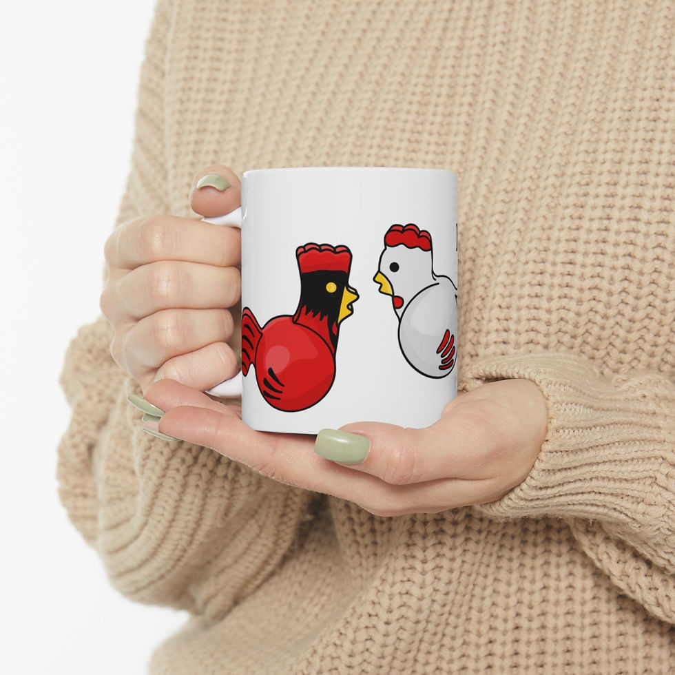 Thumbnail: Can't Stop Chicken You Out Ceramic Mug 11oz