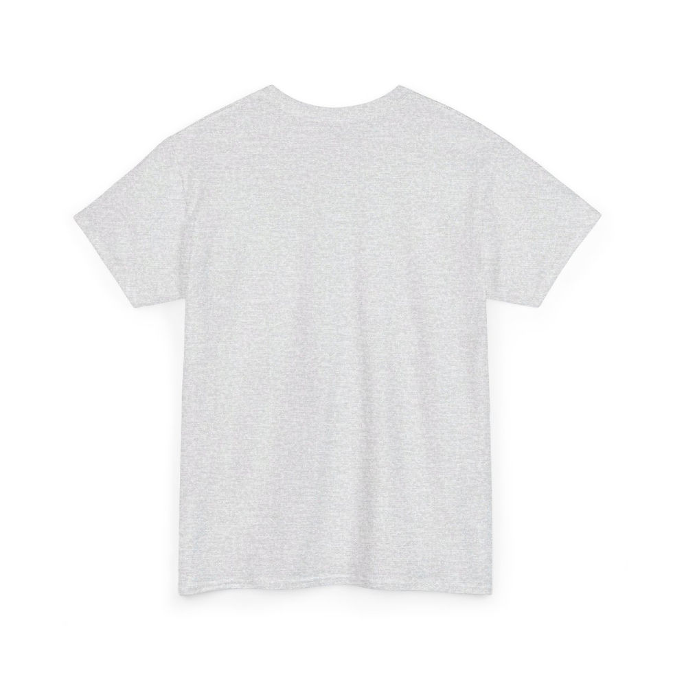 Thumbnail: Mid Century Modern Patches in Muted Jewel Tones Unisex Heavy Cotton Tee