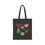 Thumbnail: Painted Pumpkins Halloween-Themed Cotton Canvas Tote Bag, Grocery Shopping Bag