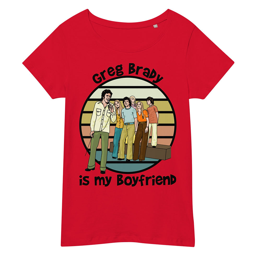 Thumbnail: Greg Brady Is My Boyfriend Women’s basic organic t-shirt