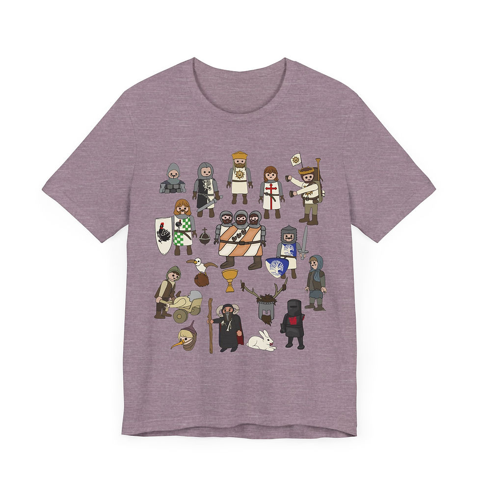Thumbnail: Holy Grail Toys Unisex Graphic Print T-Shirt Retro Vintage Toys