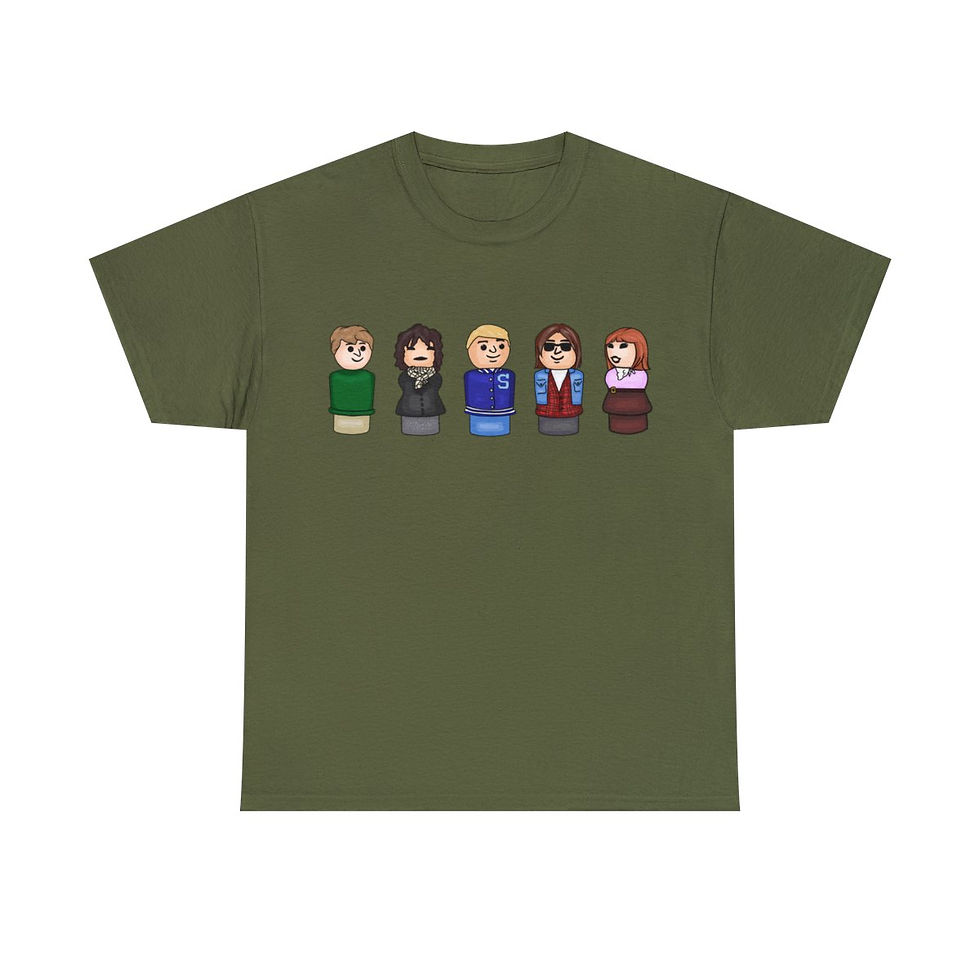Thumbnail: Join The Little Club Unisex Heavy Cotton Tee