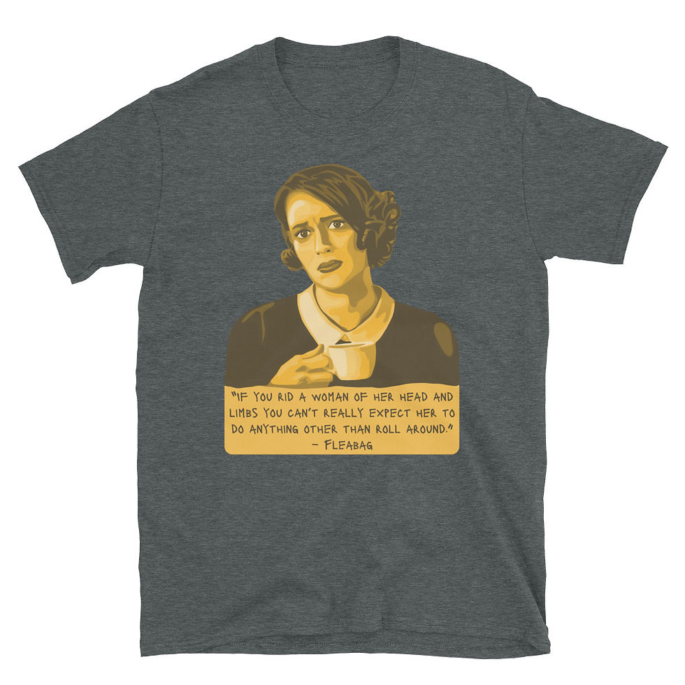 Thumbnail: Fleabag Portrait and Quote Short-Sleeve Unisex T-Shirt