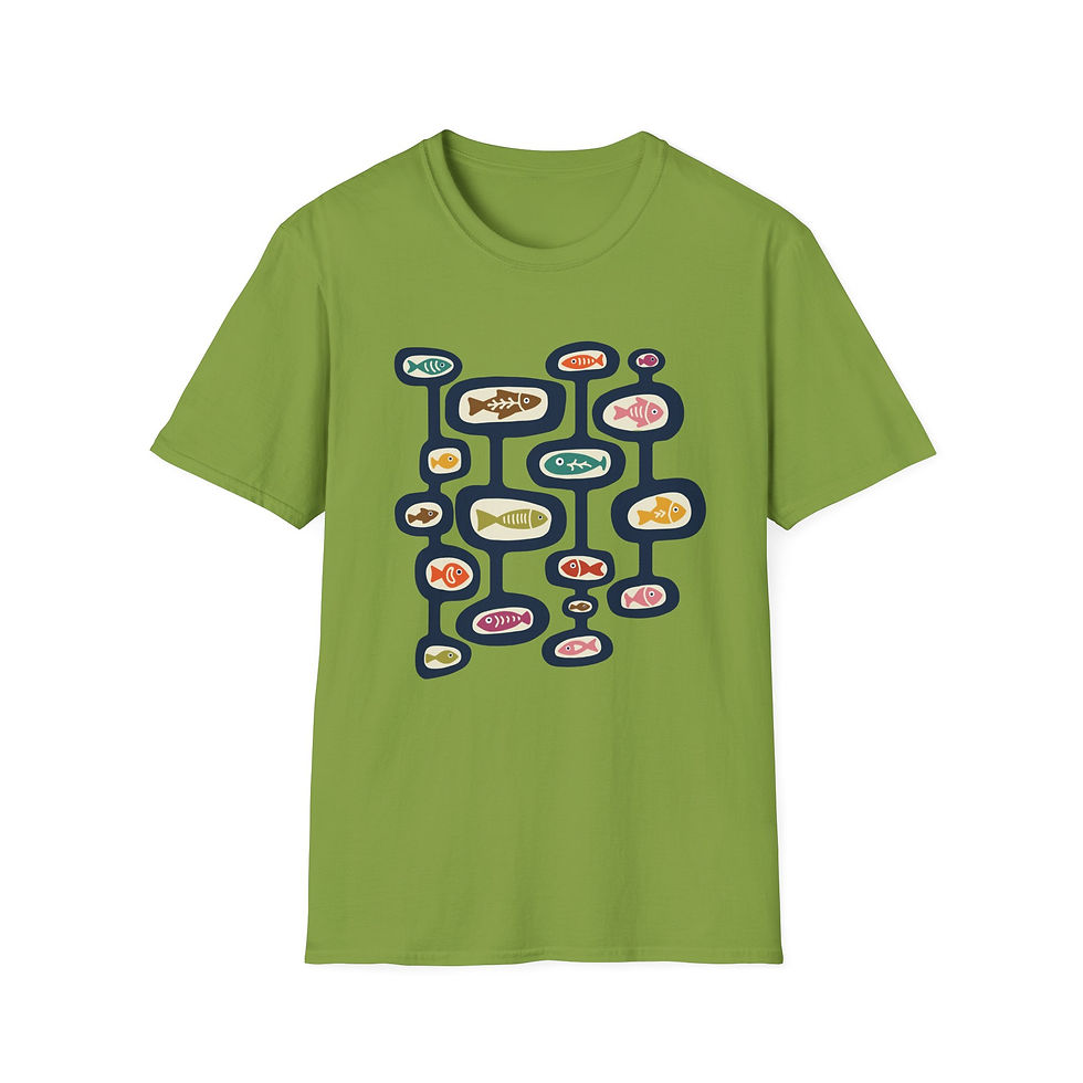 Thumbnail: Mid-Century Modern Fish T-Shirt