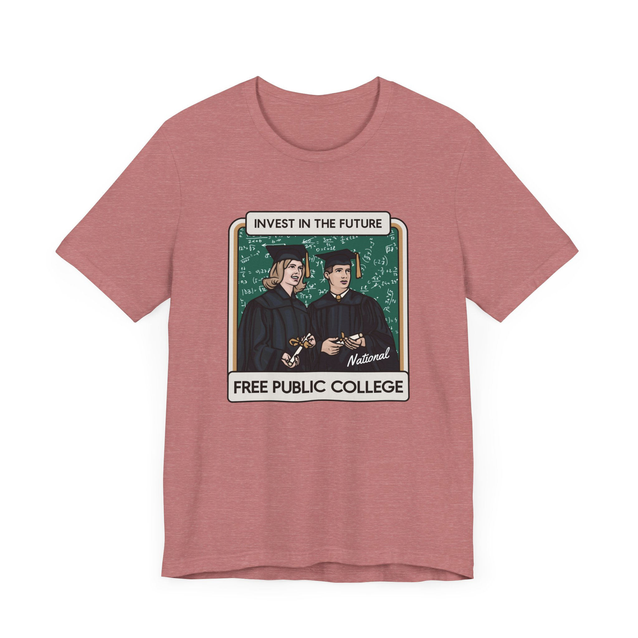 Free Public College - Retro Vintage Unisex T-Shirt  