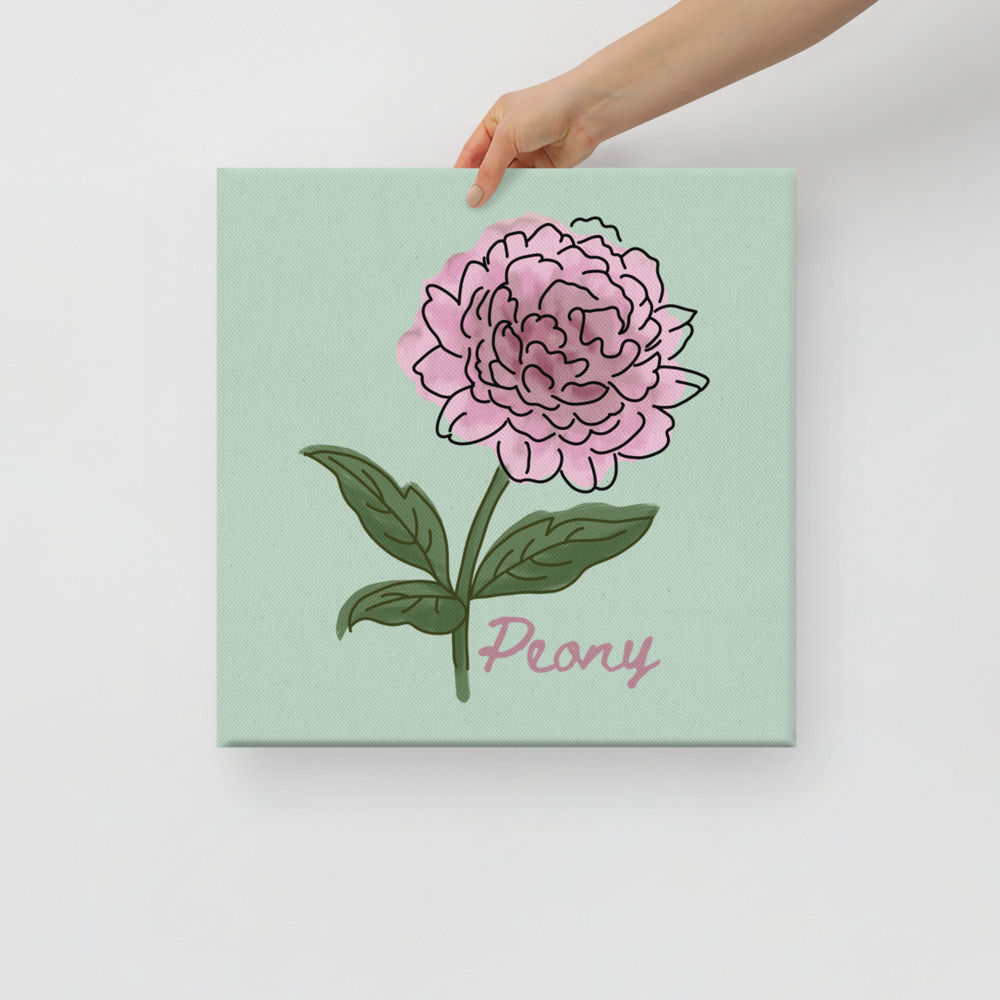 Peony Canvas Print
