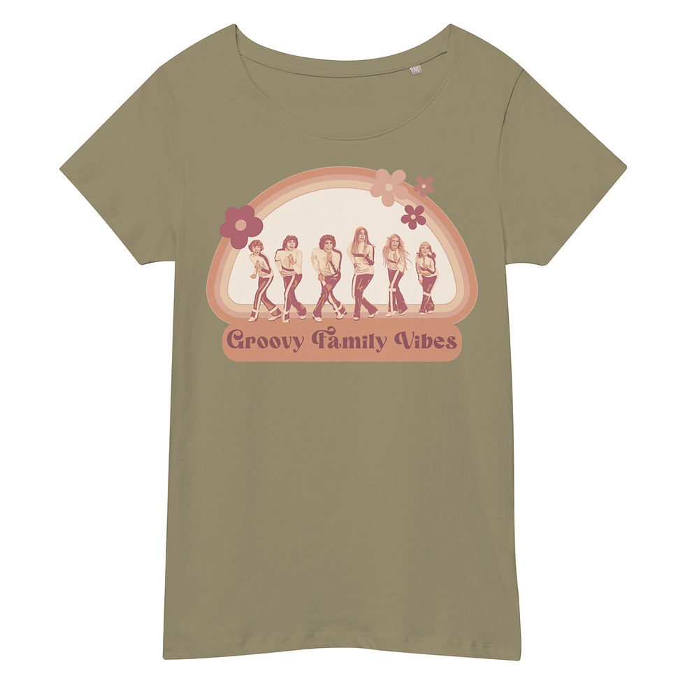 Thumbnail: Groovy Family Vibes Women’s basic organic t-shirt