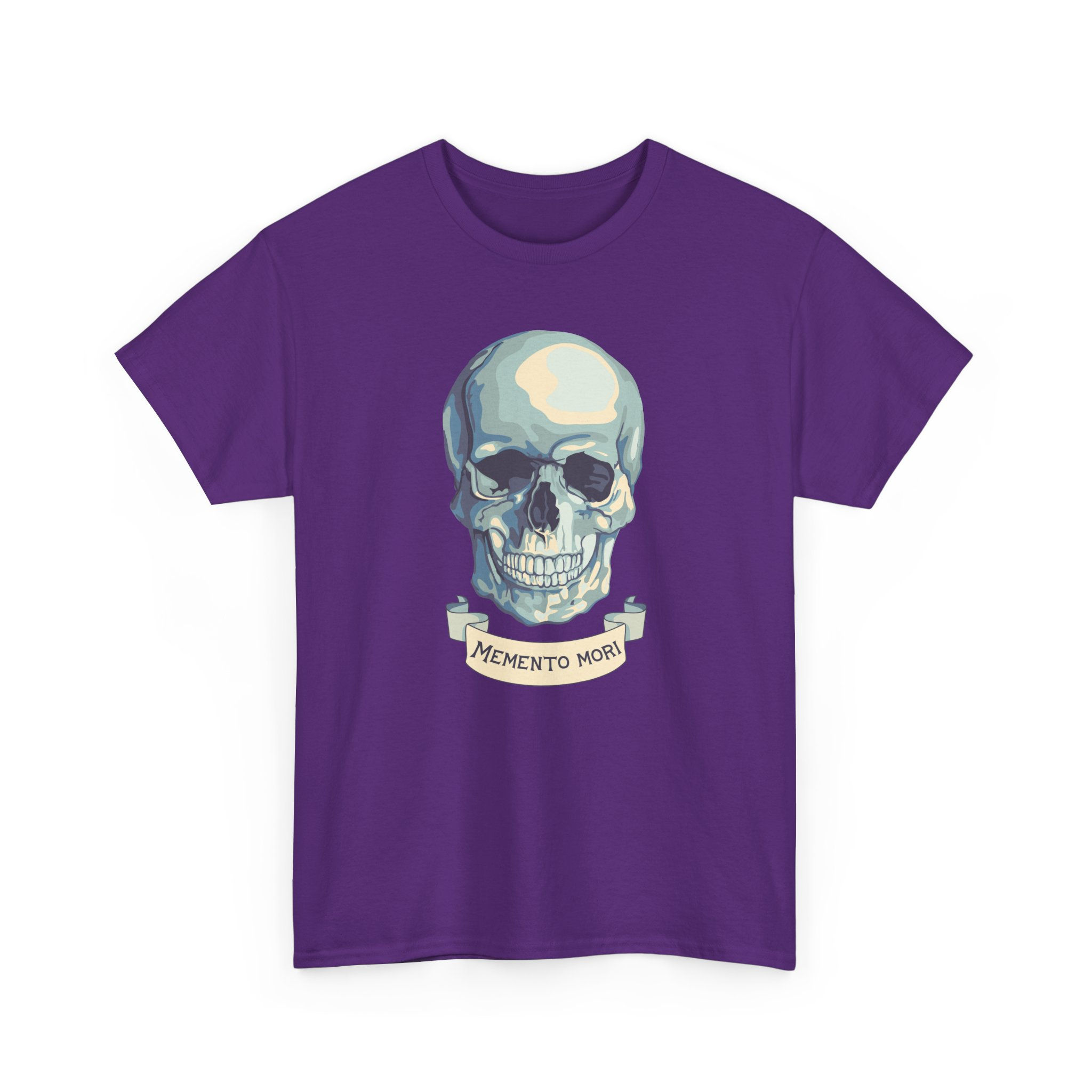Memento Mori Skull Tee — Hand-Drawn Artsy Skull T-Shirt