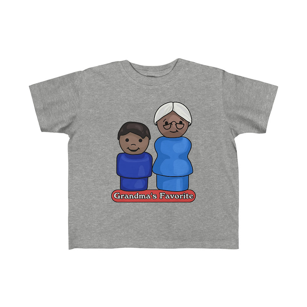 Thumbnail: Little People Grandma's Favorite Toddler's Fine Jersey Tee