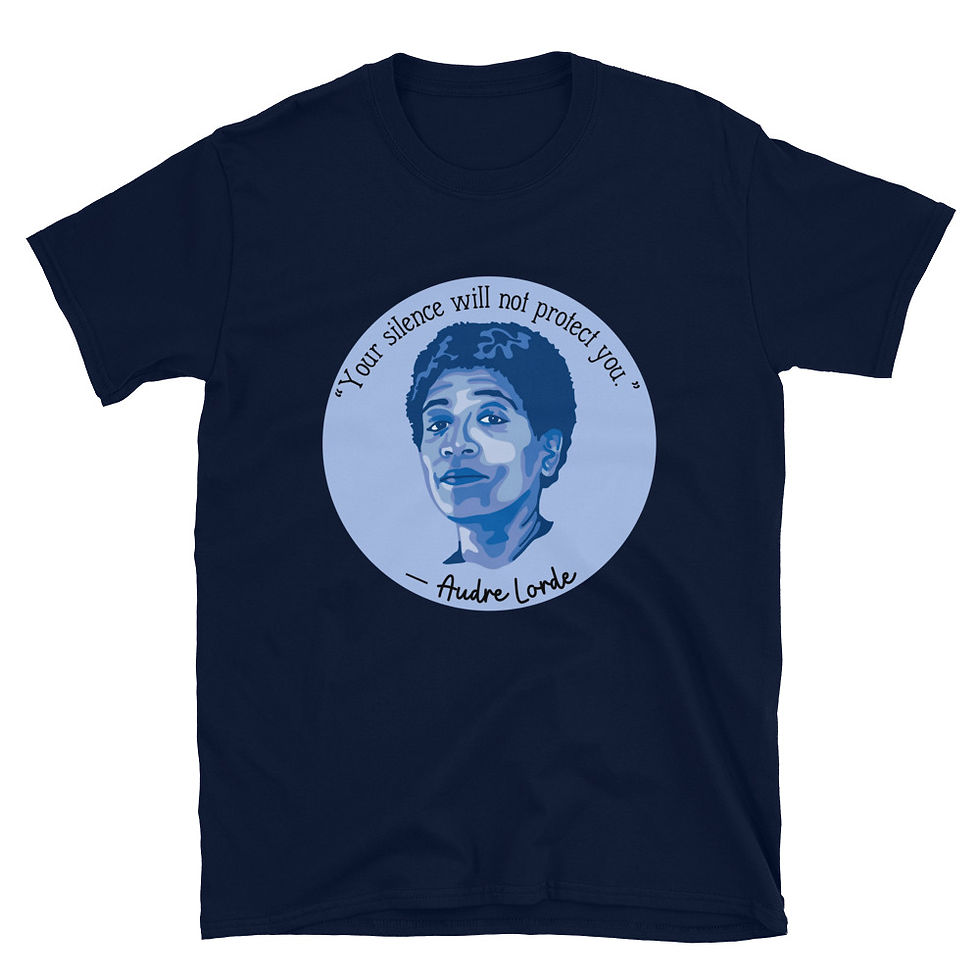 Thumbnail: Audre Lorde Portrait and Quote Short-Sleeve Unisex T-Shirt
